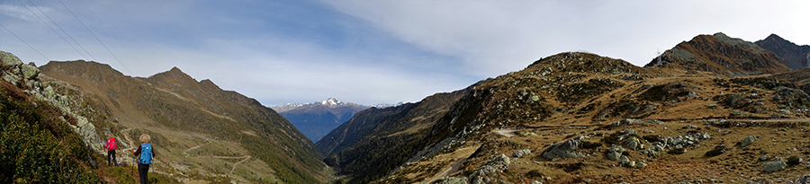 Dal Passo di Dordona vista sulla Val Madre